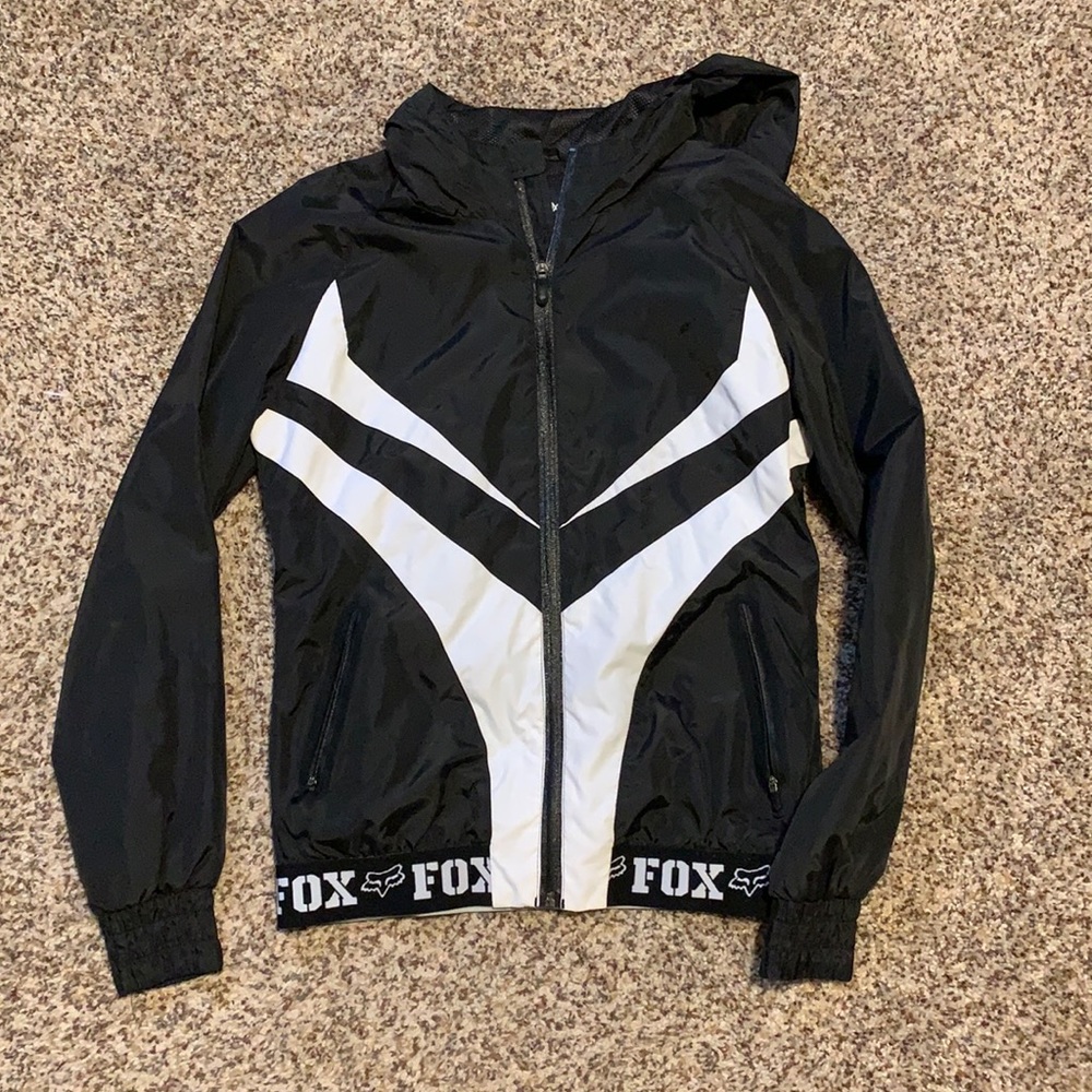 Fox Windbreaker Black and White